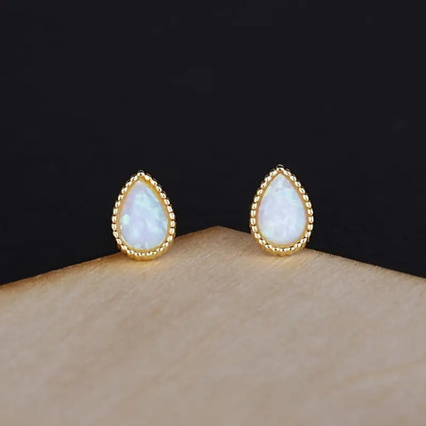 Mini Drop Opal Studs | Opal Studs | Nina & Co.