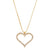 Pave Open Heart Necklace | Heart Necklace | Nina & Co.