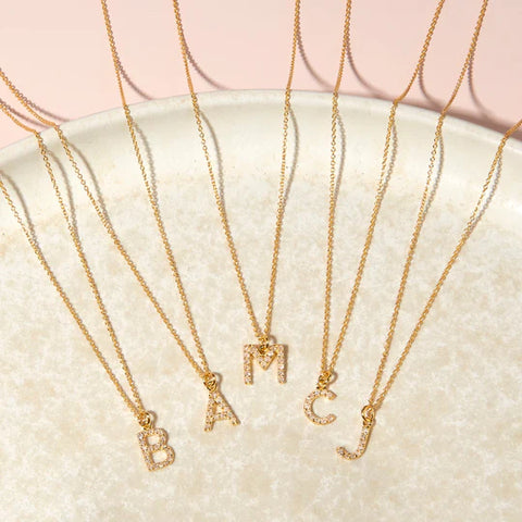 Shiny Initials Necklace