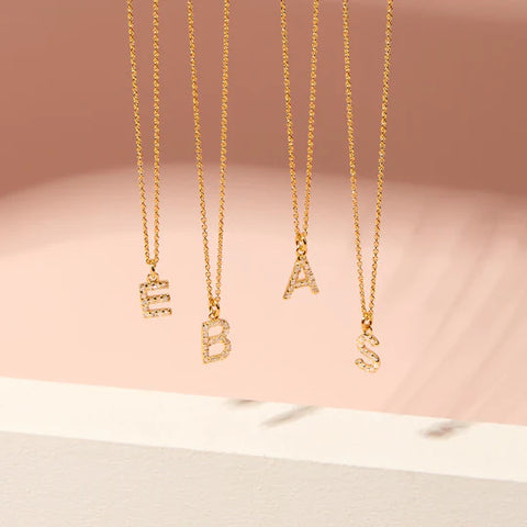 Shiny Initials Necklace