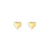 Framed Heart Studs