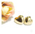 Puff Heart Studs
