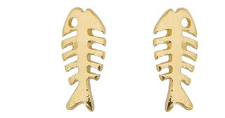 Tiny Fishbones Studs