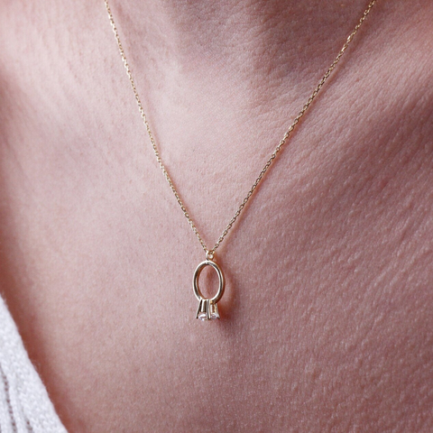 The Mini Ring Necklace