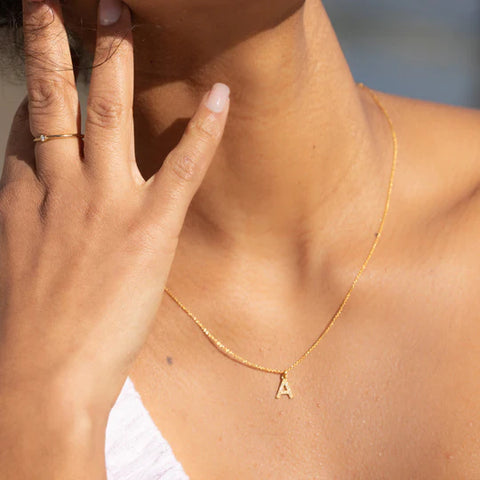 Shiny Initials Necklace