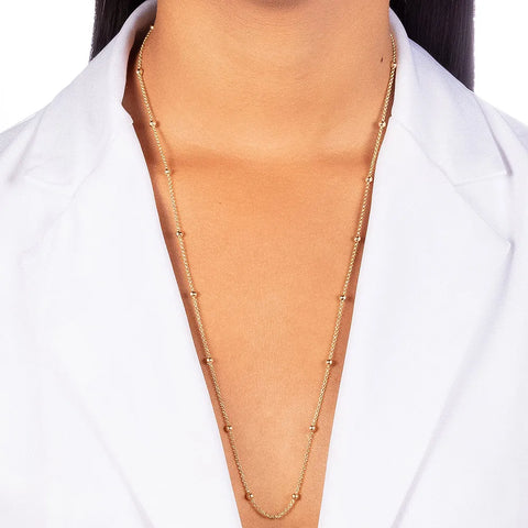 Spheres Long Necklace