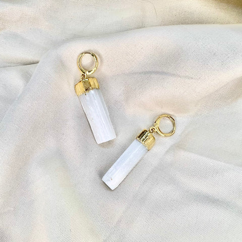 Selenite Earrings