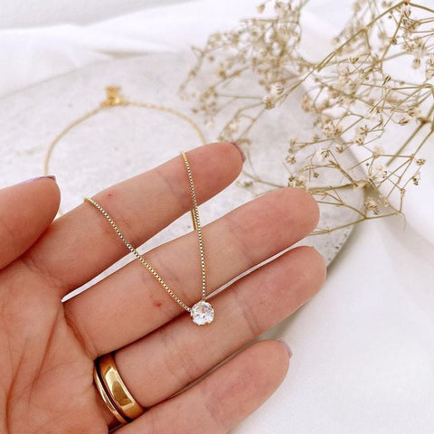 Solitaire Necklace