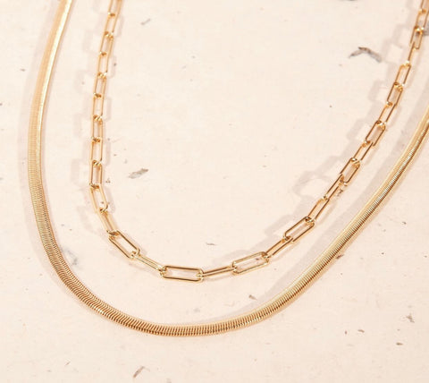 Paperclip Chain (Gold)
