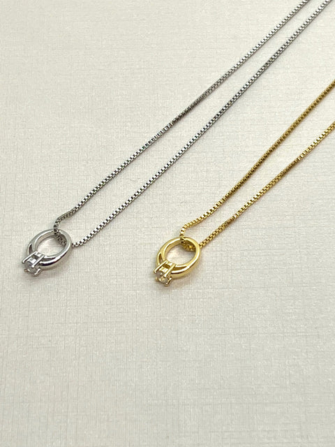 The Mini Ring Necklace