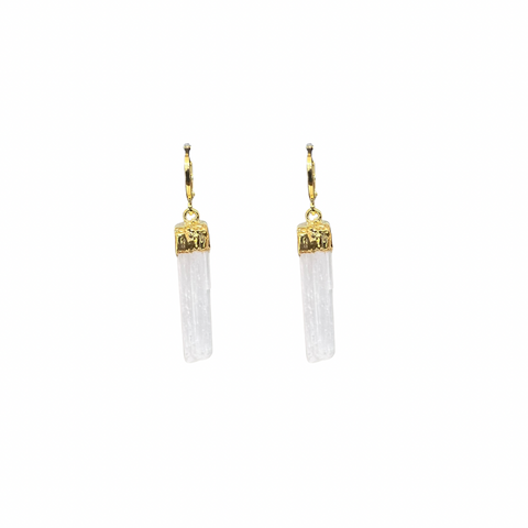 Selenite Earrings